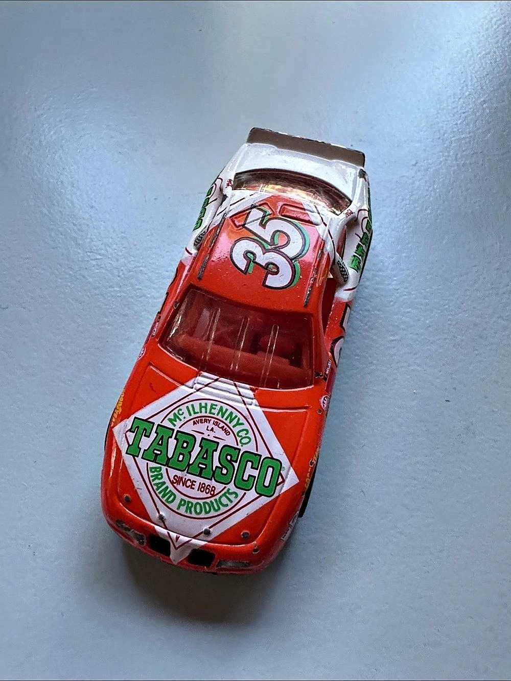 Hot Wheels Tabasco #35 Stock Car Red & White